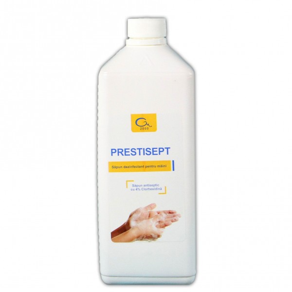 Prestisept Sapun lichid dezinfectant cu clorhexidina 4% pentru maini la 1 litru Prestisept Sapun lichid dezinfectant cu clorhexidina 4% pentru maini la 1 litru